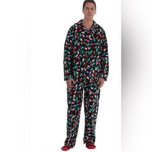 Christmas Lights Matching Unisex Pajamas